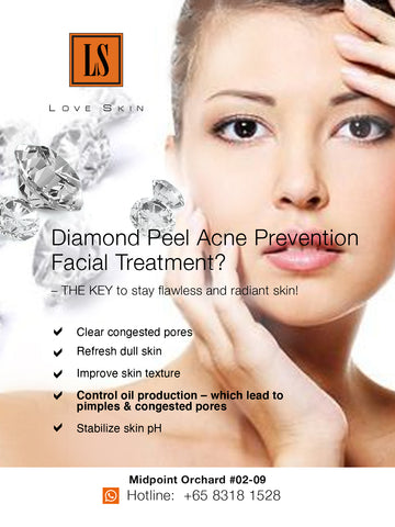 [S190008-75] Diamond Acne Prevention Facial Treatment - Clean & Clear in 1 Session!