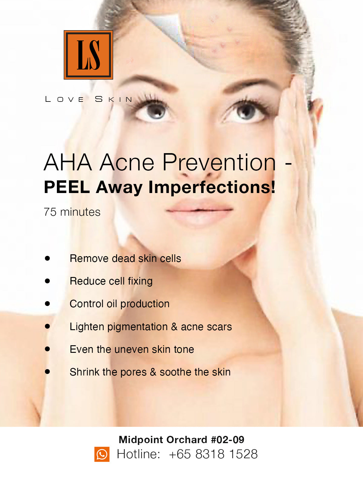 [S190009-75] AHA Acne Prevention Facial Treatment - PEEL Away Imperfections!