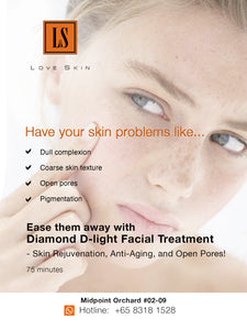 [S190029-75] Diamond D-Light Facial Treatment - Skin Rejuvenation, Anti-Aging, and Open Pores