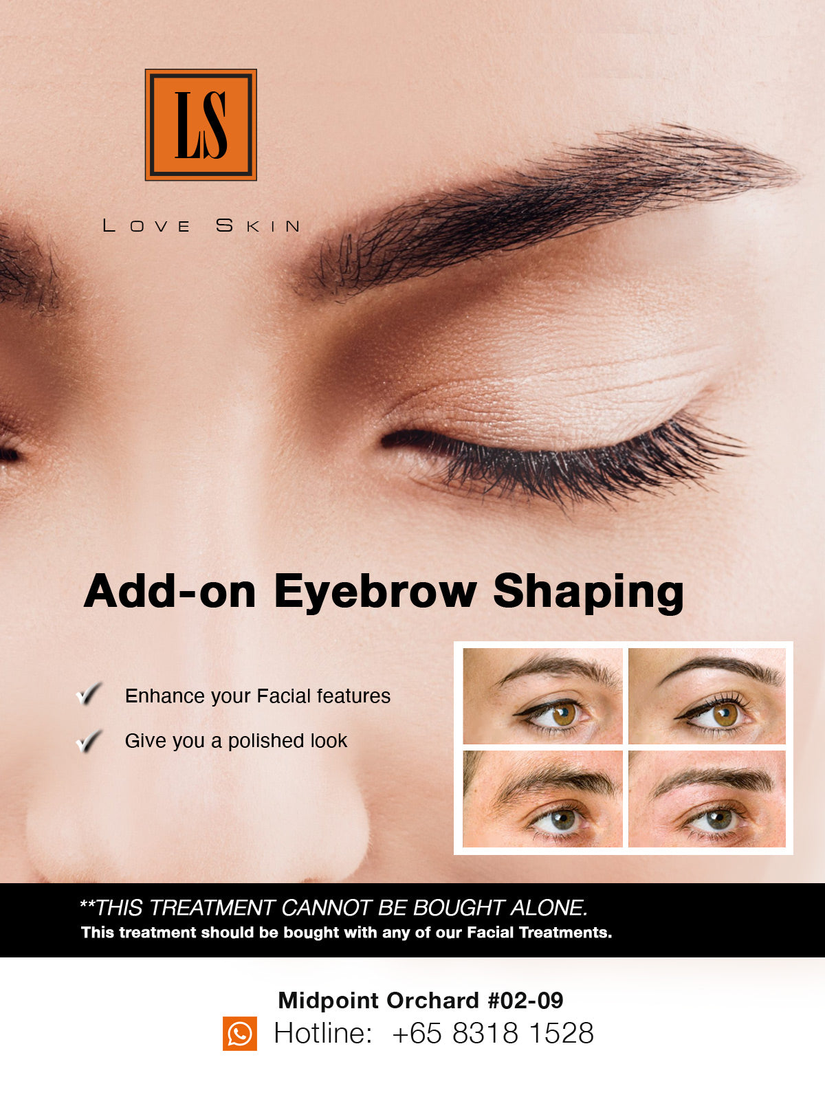[S190053-10] Add-on Eyebrow Shaping
