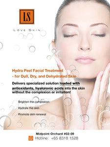 [S190007-60] Hydra Peel Facial Treatment - for Dull, Dry, and Dehydrated Skin