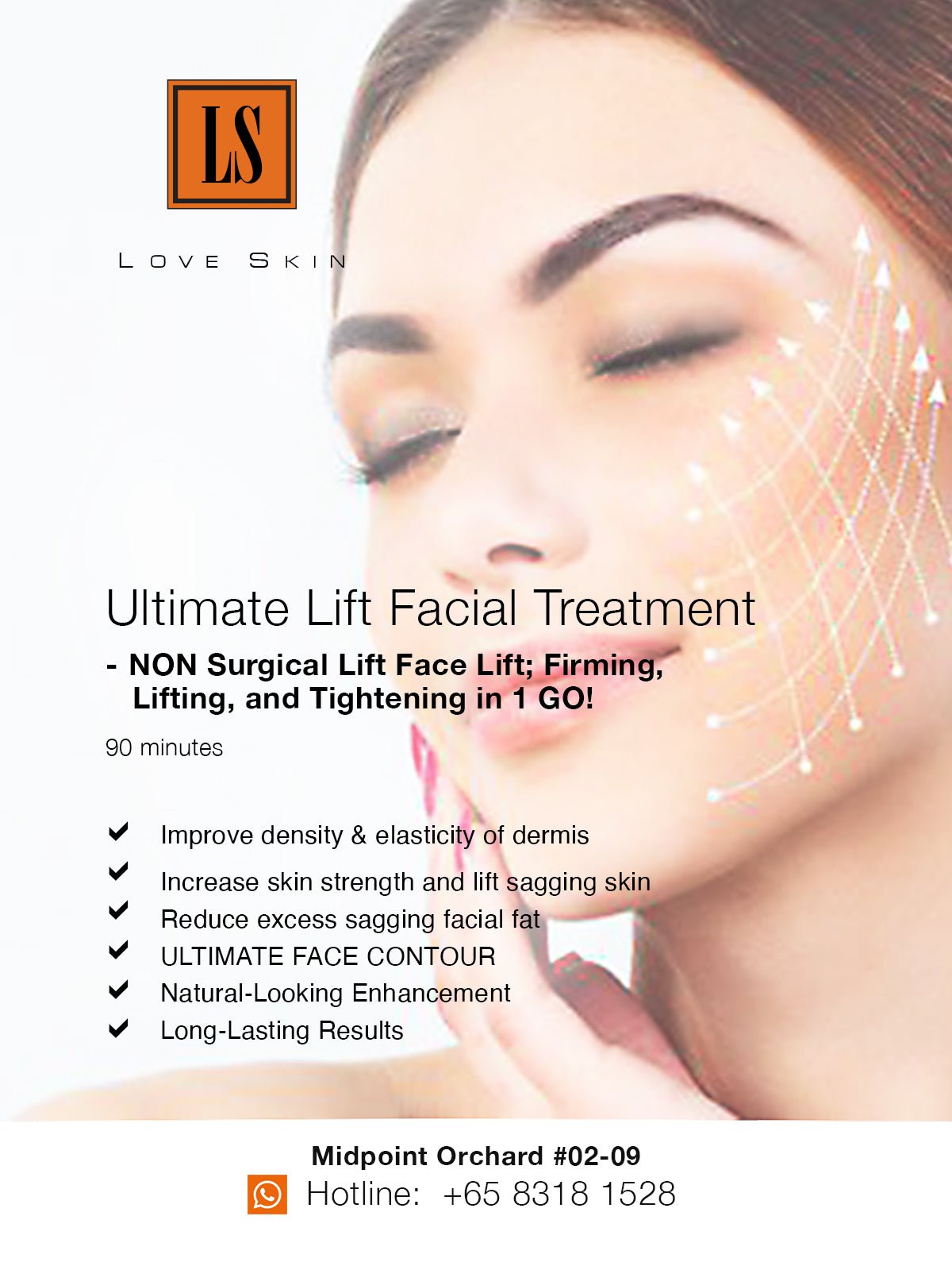 [S190013-90] Ultimate Lift Facial Treatment - NON Surgical Lift Face Lift; Firming, Lifting, and Tightening in 1 GO!