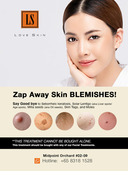 [S190054-10] Zap Away Skin BLEMISHES! Say Good bye to Seborrheic keratosis, Solar Lentigo (aka Liver spots/ Age spots), Milia seeds (aka Oil seeds), Skin Tags, and Moles