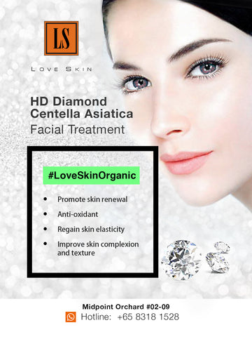 [S190023-60] HD Diamond Centella Asiatica Facial Treatment - Promote Skin Renewal, Anti-Oxidant,  & Improve Skin Texture & Complexion