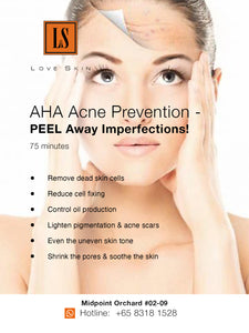 [S190009-75] AHA Acne Prevention Facial Treatment - PEEL Away Imperfections!