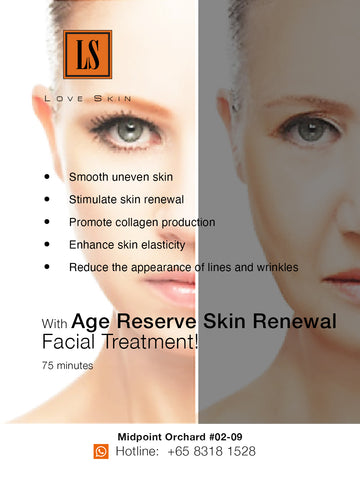 [S190008C-75] Age Reverse Skin Renewal Facial Treatment - Boost Collagen, Enhance Skin Elasticity & Strengthen Skin’s Moisture